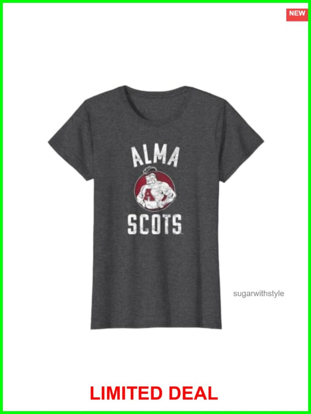 Alma College Scots T-Shirt Women's Short Sleeve Tee Campus